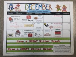 DECEMBER CALENDAR